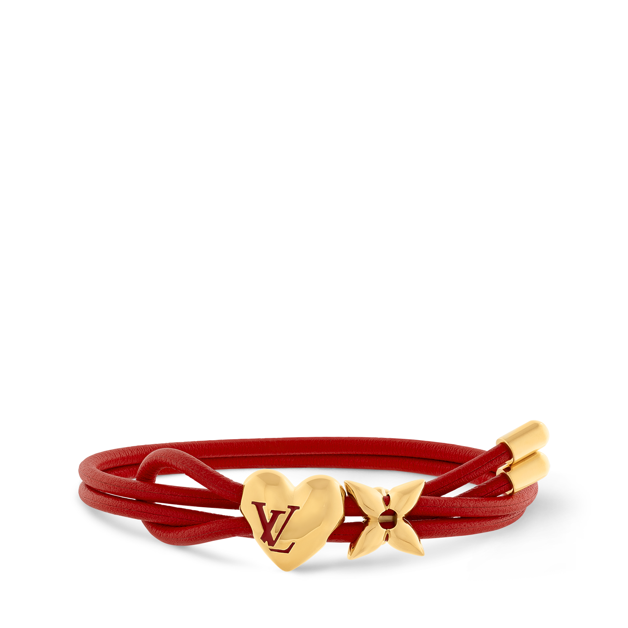 LV Bloom Heart - Red Bracelet - M8949Z | Louis Vuitton